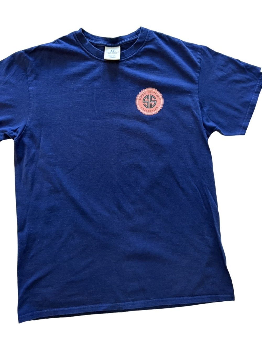You Are Worthy Navy Graphic Tee by Simply Souther. Medium